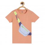 Miniklub Knit T-Shirt - Brown, 5-6yr